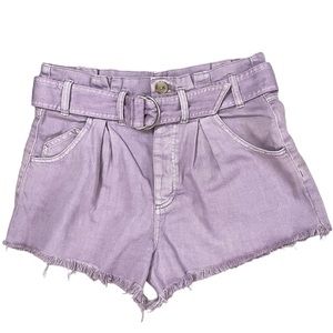 Revolve Free People See You Sometime Shorts Lilac Size S